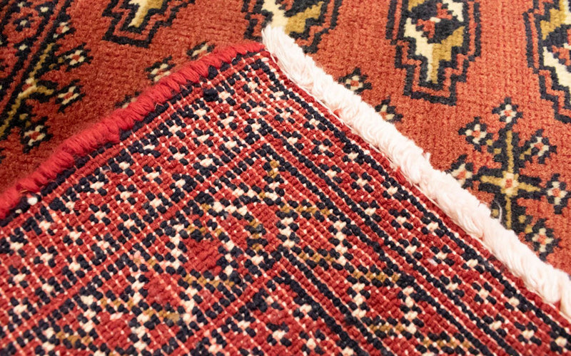 Biegacz Dywan turkmeński - 100 x 50 cm - rdza