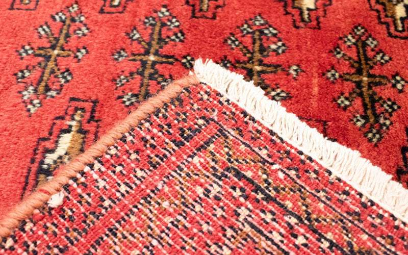 Biegacz Dywan turkmeński - 100 x 50 cm - czerwony