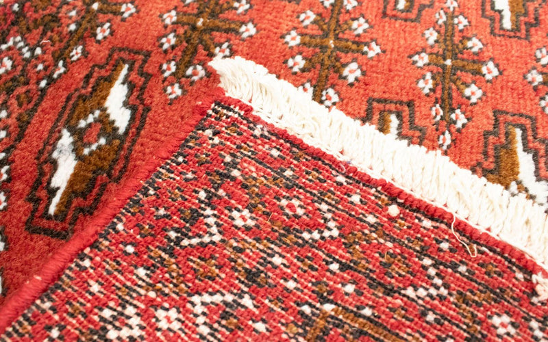 Biegacz Dywan turkmeński - 100 x 50 cm - czerwony