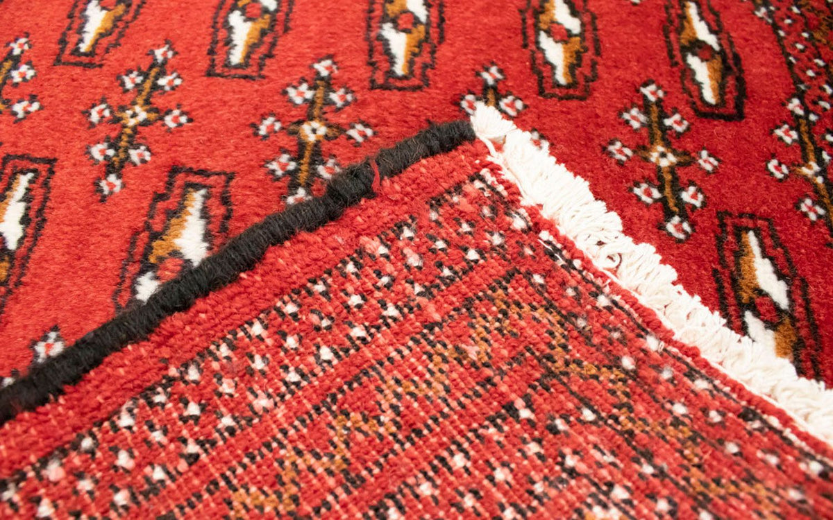 Biegacz Dywan turkmeński - 100 x 50 cm - czerwony