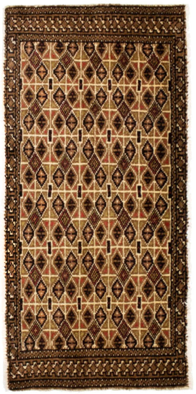 Dywan turkmeński 50x100cm - Dywan perski