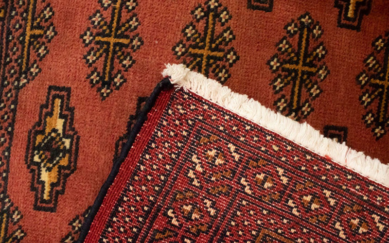 Dywan turkmeński - 130 x 60 cm - rdza