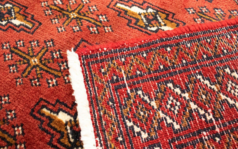 Dywan turkmeński - 130 x 60 cm - rdza