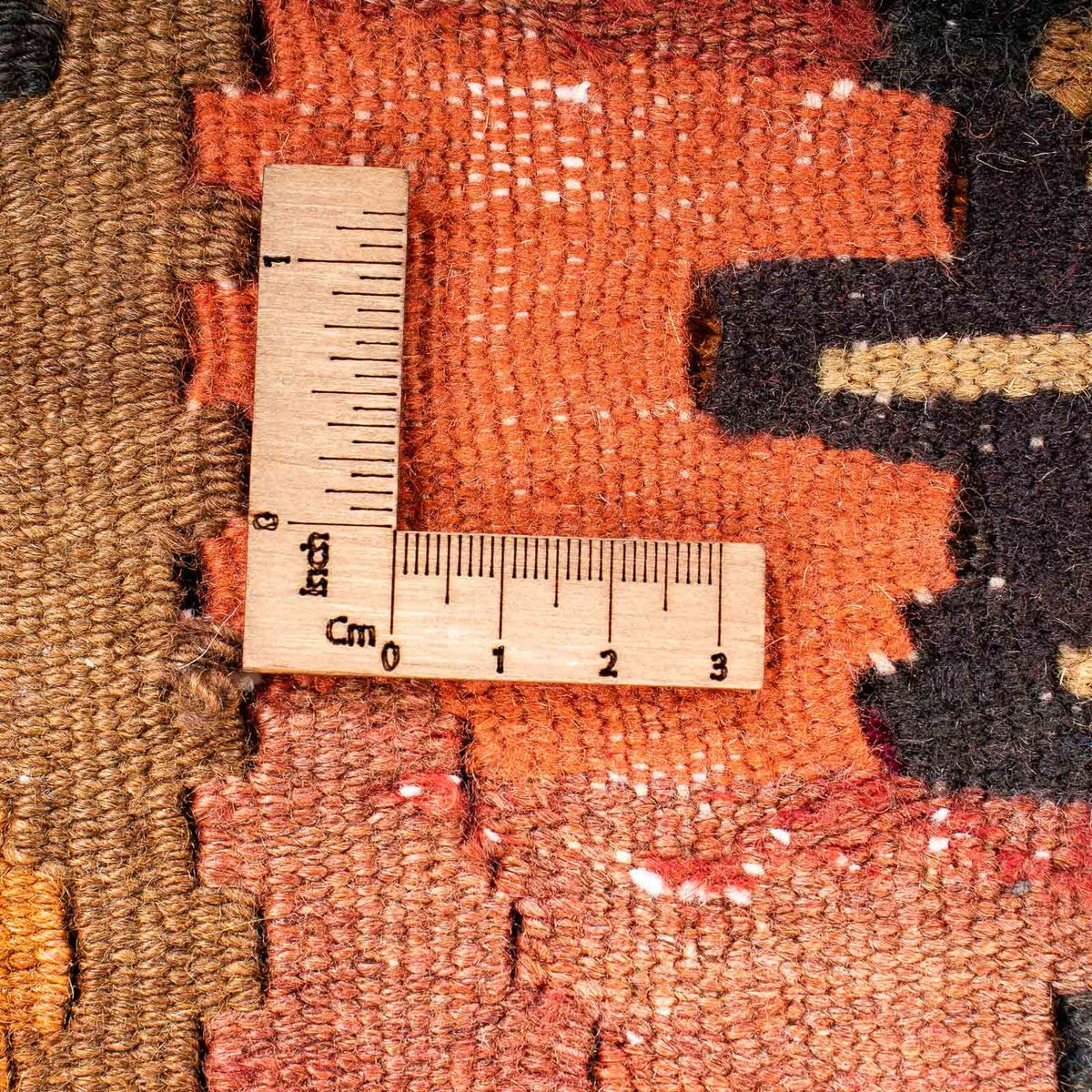 Biegacz Dywan Kelim - Stary - 330 x 130 cm - wielokolorowy