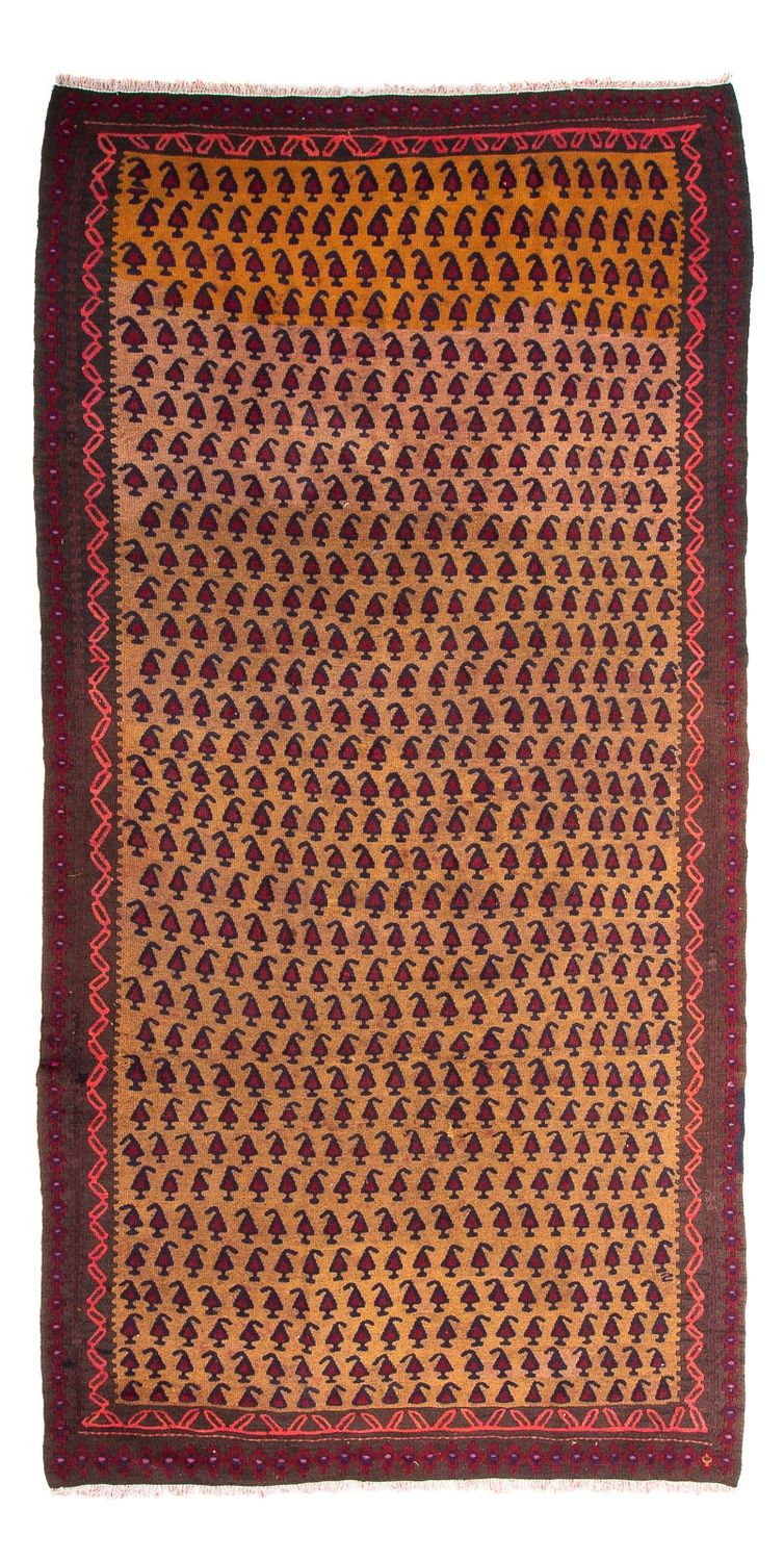 Biegacz Dywan Kelim - Stary - 280 x 150 cm - wielokolorowy