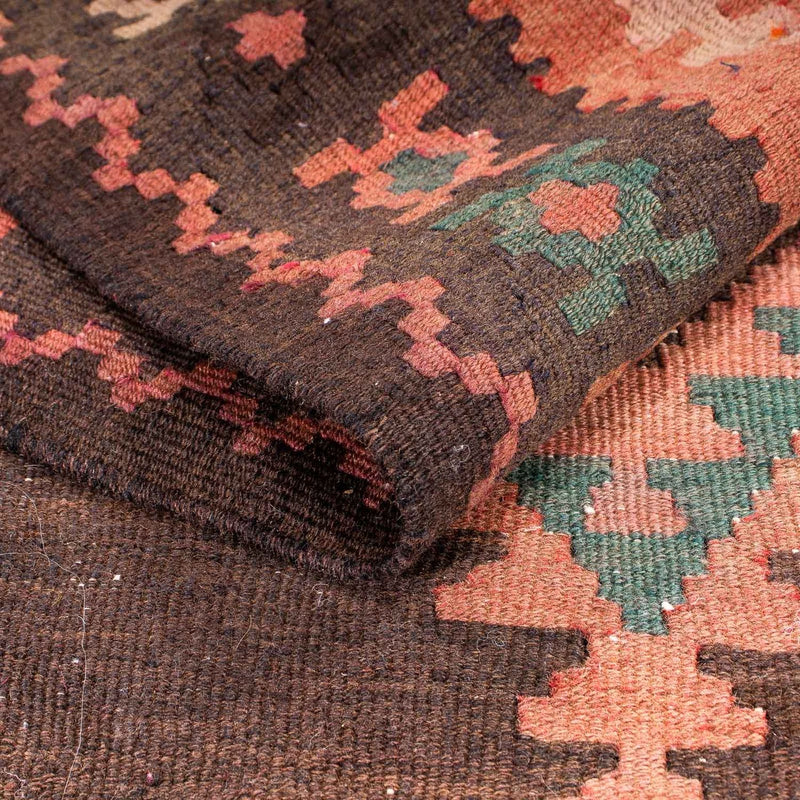 Biegacz Dywan Kelim - Stary - 290 x 110 cm - wielokolorowy