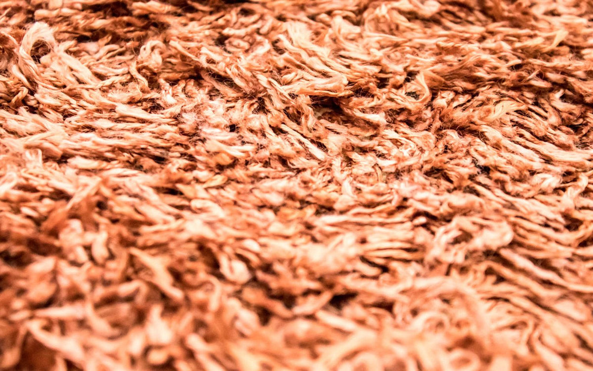 Dywan o wysokim runie - 332 x 178 cm - pomarańczowy