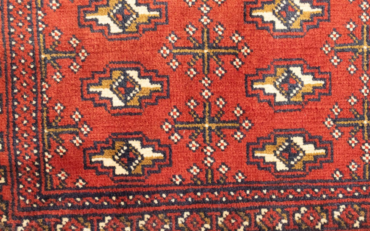 Dywan turkmeński - 130 x 60 cm - rdza