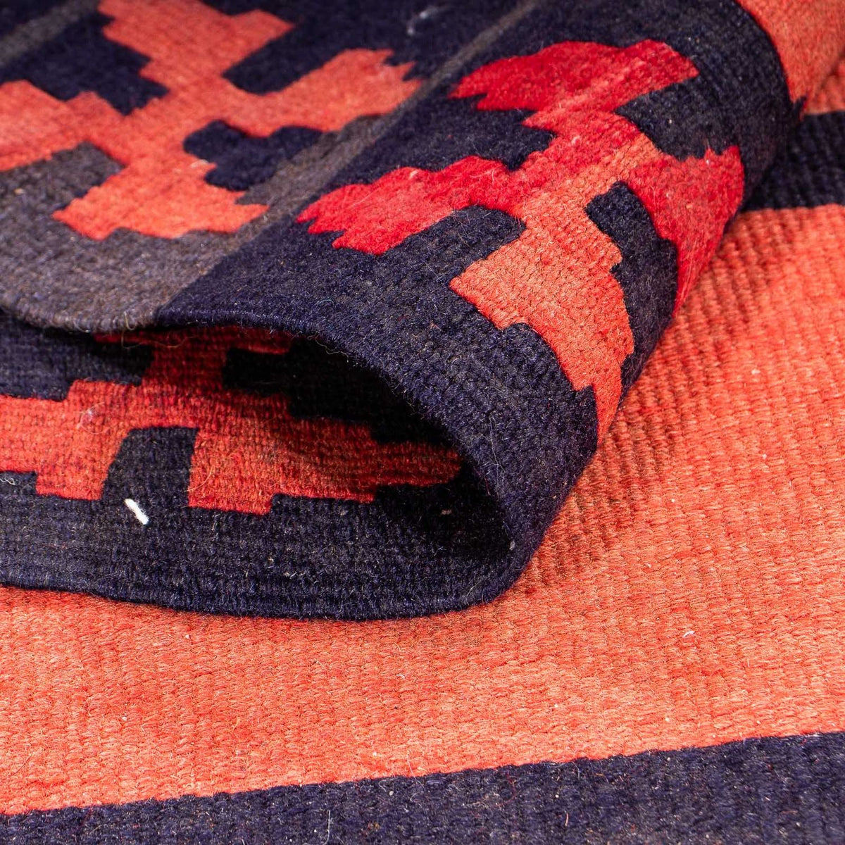 Biegacz Dywan Kelim - Stary - 335 x 155 cm - wielokolorowy