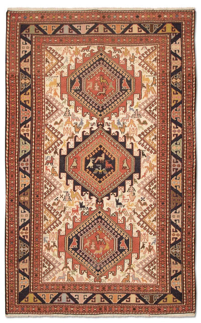 Jedwabny kilim Dywan 122x194cm