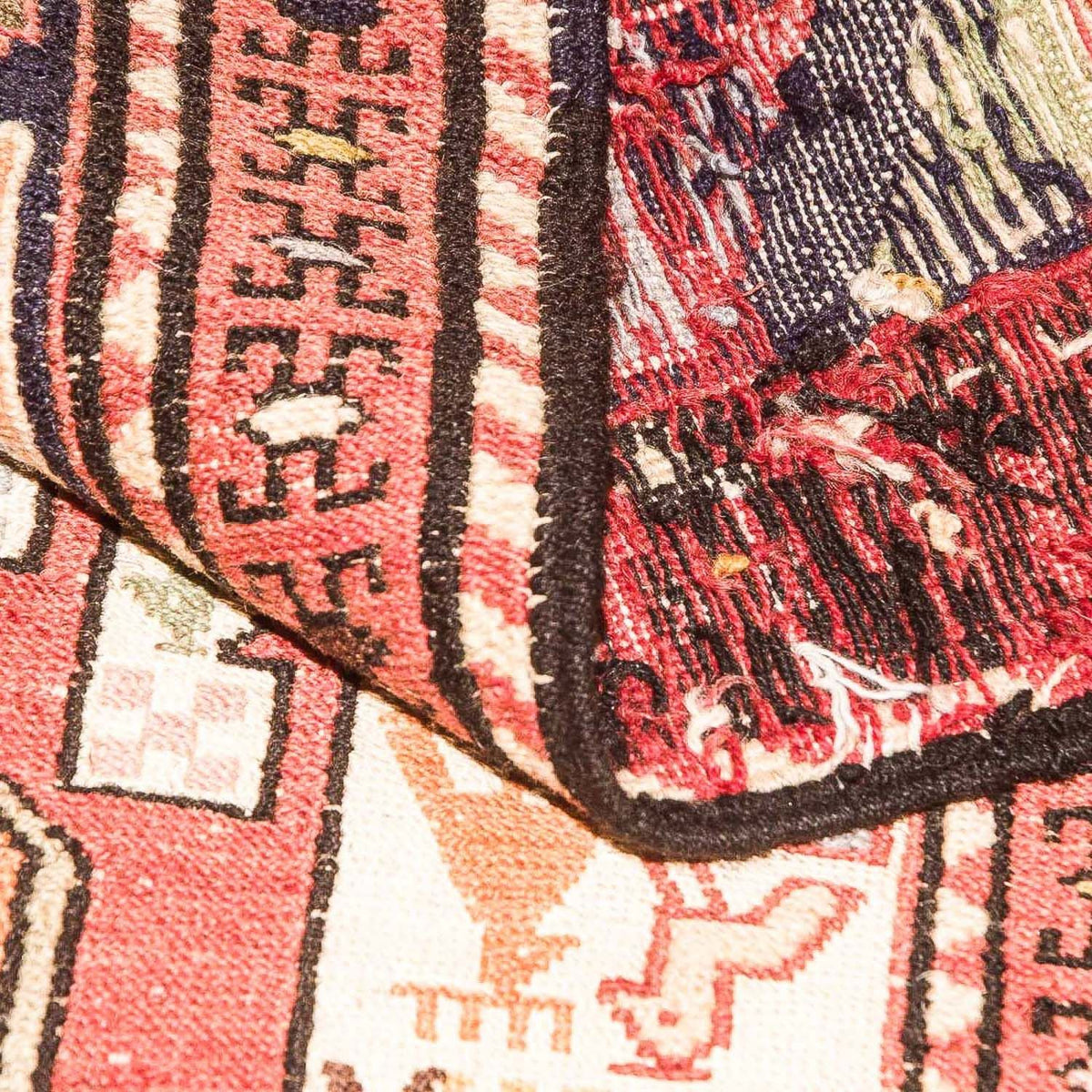 Dywan Kelim - Orientalny - 194 x 122 cm - brązowy