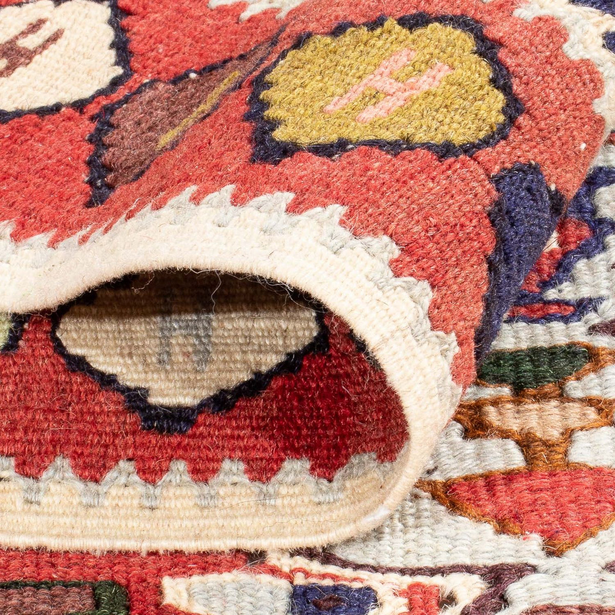 Dywan Kelim - Orientalny - 152 x 117 cm - wielokolorowy