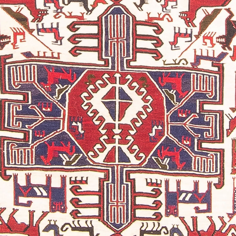 Biegacz Dywan Kelim - Orientalny - 205 x 110 cm - kremowy
