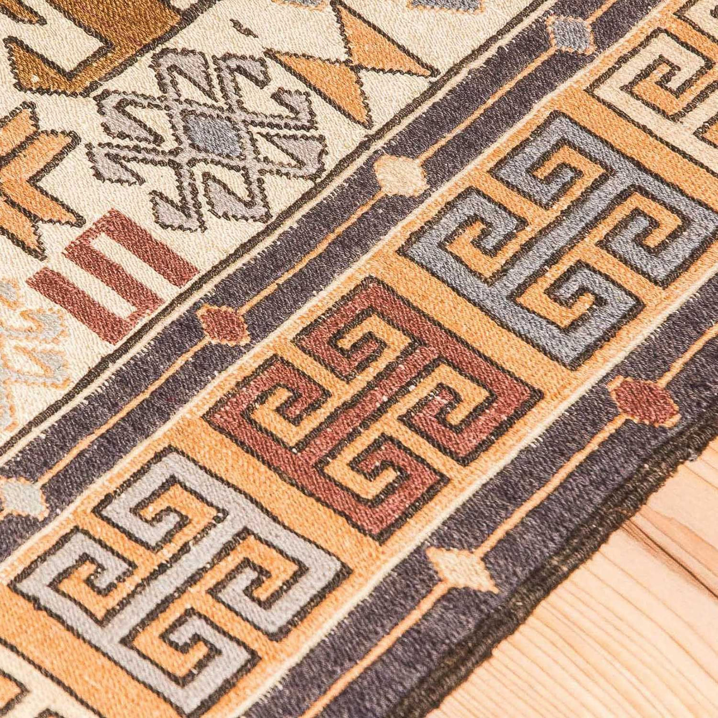 Jedwabny kilim Dywan 210x115cm