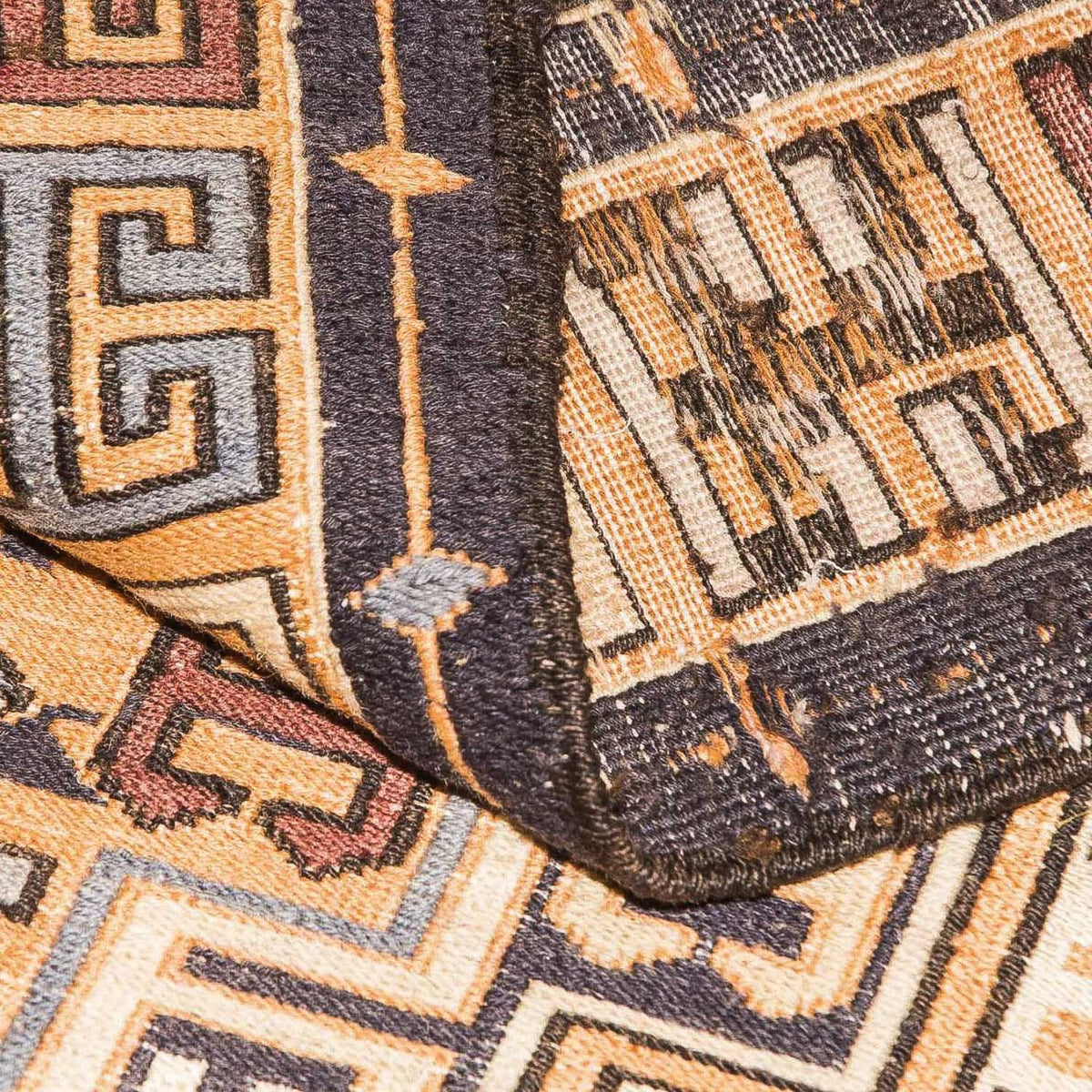 Biegacz Dywan Kelim - Orientalny - 210 x 115 cm - beżowy