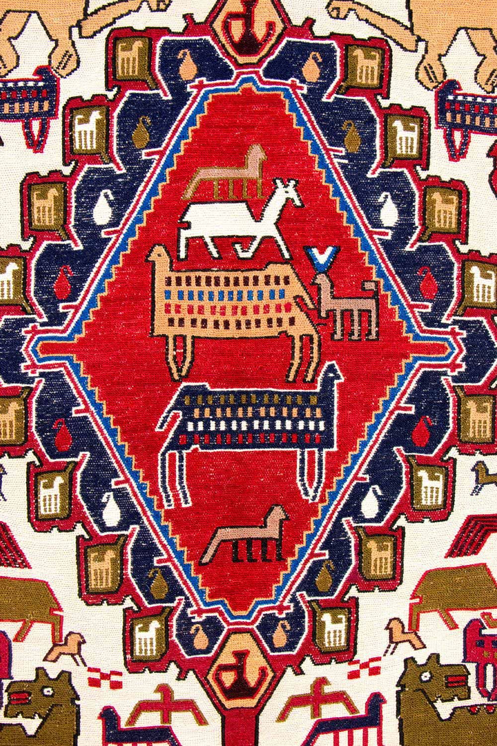 Dywan Kelim - Orientalny - 192 x 110 cm - beżowy