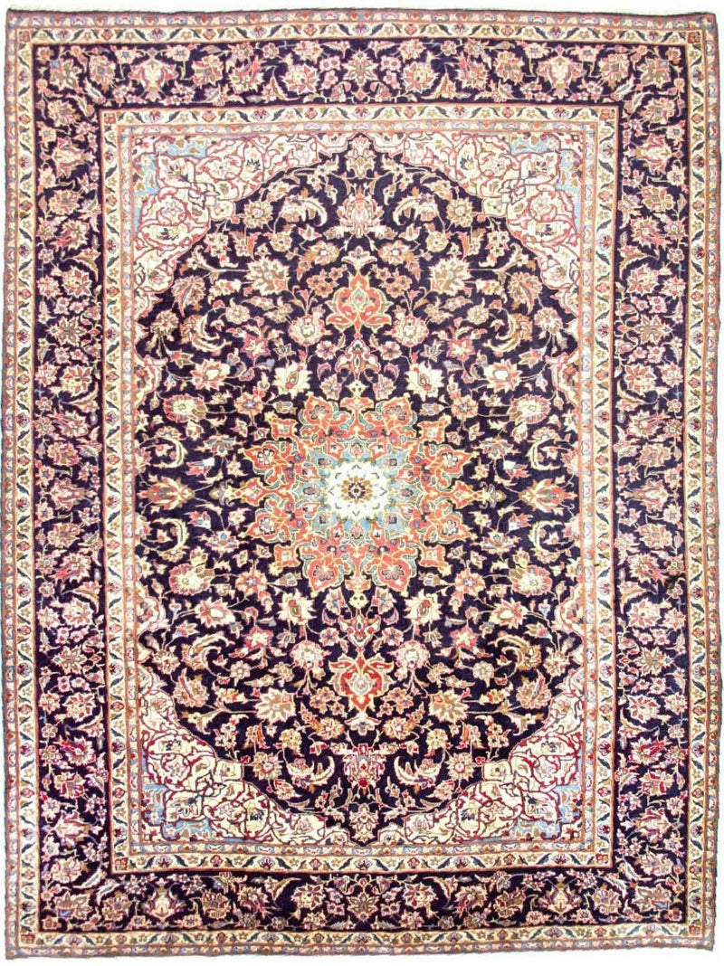 Dywan perski - Klasyczny - 412 x 295 cm - ciemnoniebieski