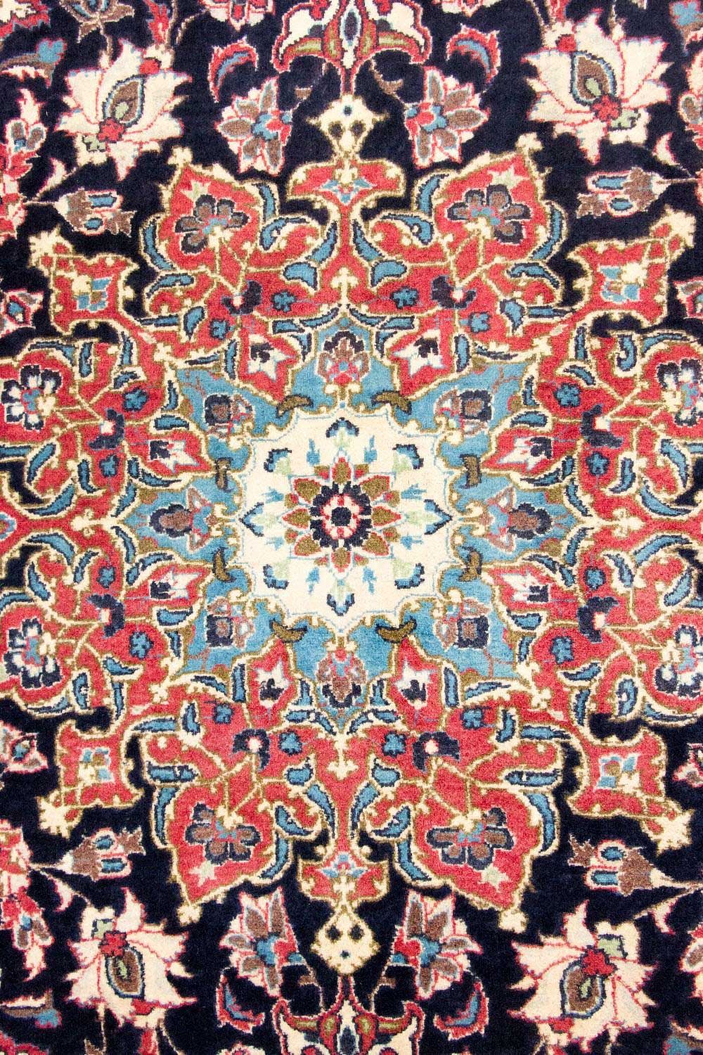 Dywan perski - Klasyczny - 412 x 295 cm - ciemnoniebieski