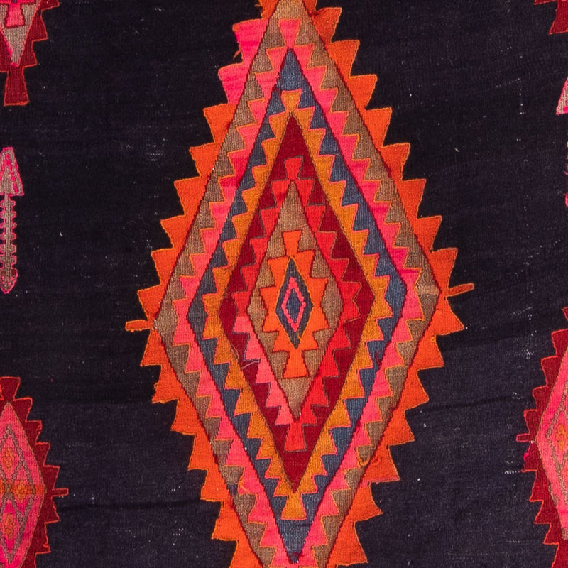 Biegacz Dywan Kelim - Stary - 315 x 150 cm - wielokolorowy