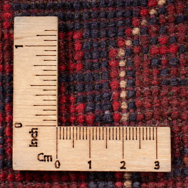 Biegacz Afgański dywan - Kunduz - 289 x 77 cm - czerwony