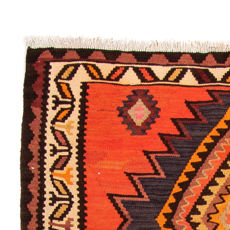 Biegacz Dywan Kelim - Stary - 275 x 140 cm - wielokolorowy