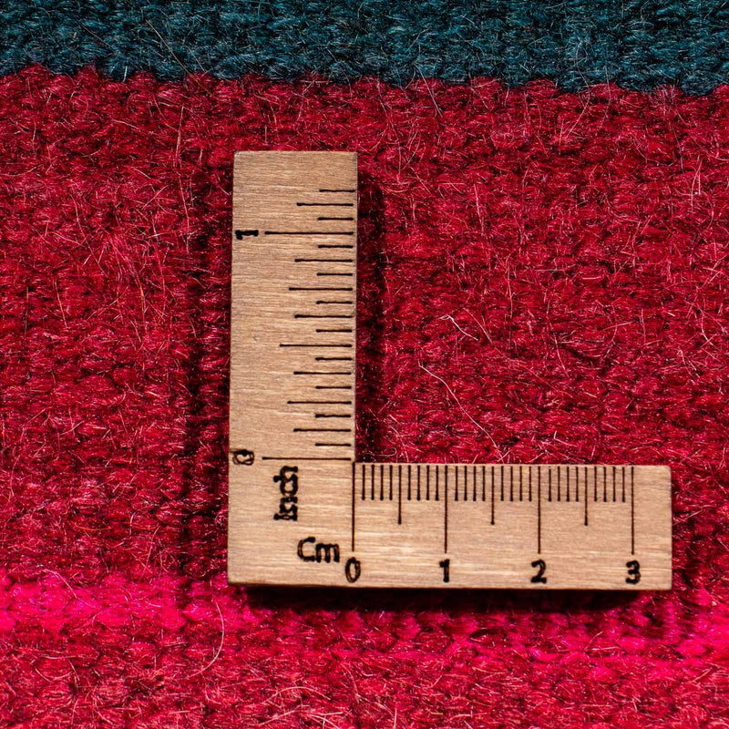 Biegacz Dywan Kelim - Stary - 370 x 140 cm - wielokolorowy