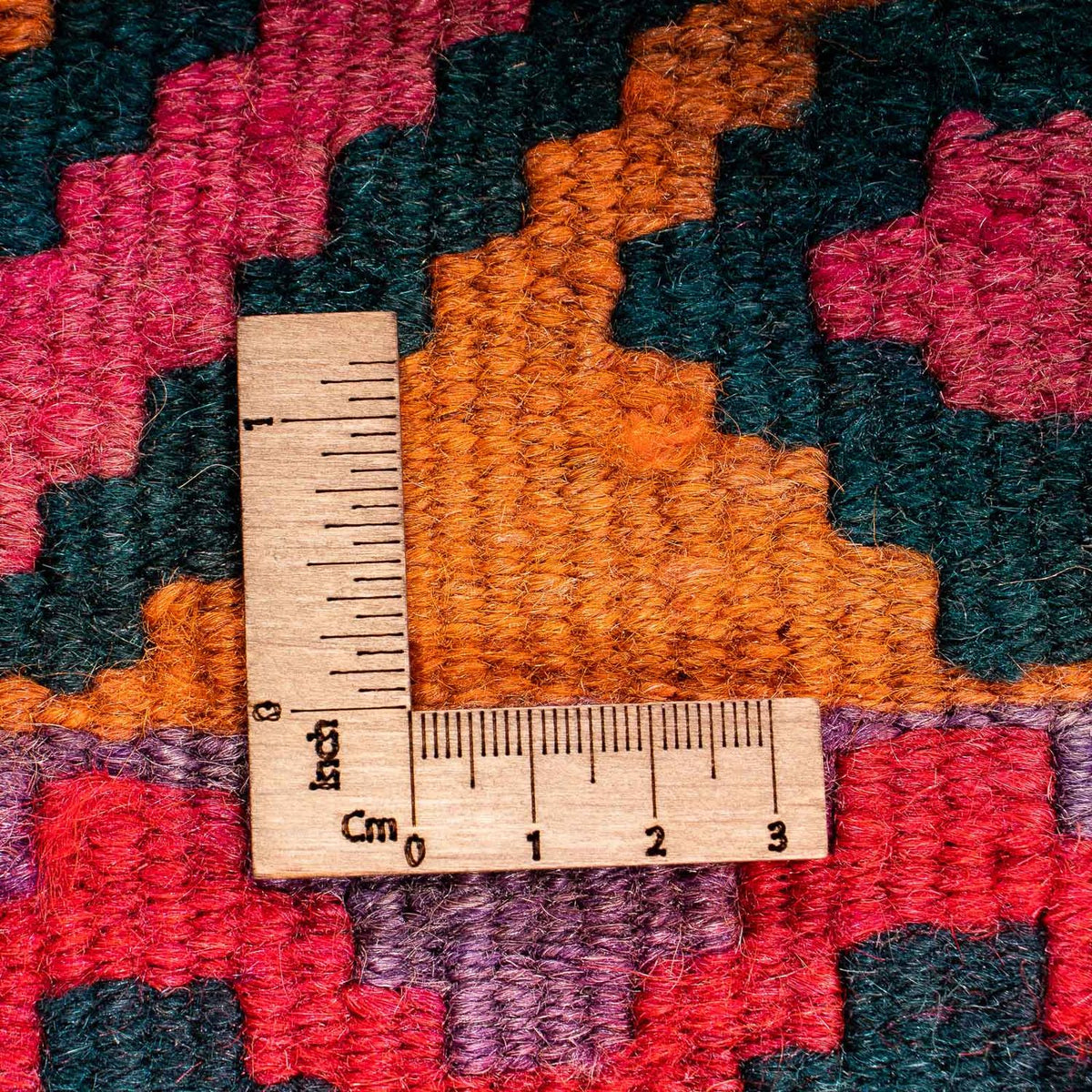 Biegacz Dywan Kelim - Stary - 335 x 150 cm - wielokolorowy