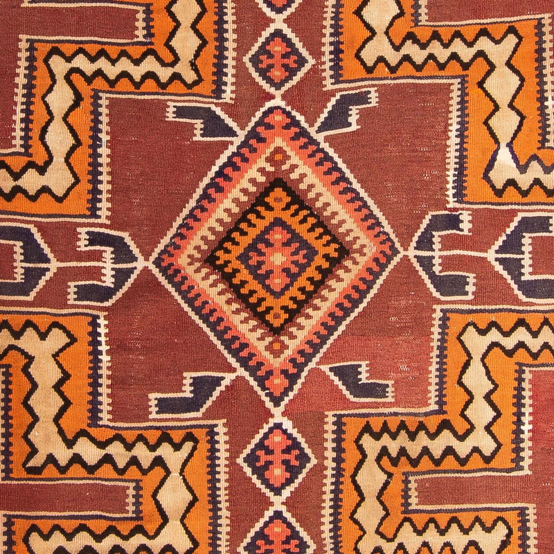 Dywan Kelim - Stary - 285 x 180 cm - wielokolorowy