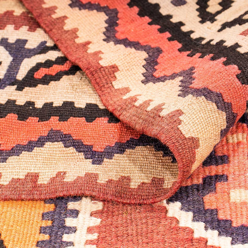 Dywan Kelim - Stary - 285 x 180 cm - wielokolorowy