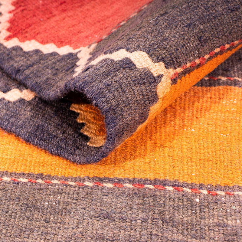 Dywan Kelim - Stary - 300 x 195 cm - wielokolorowy