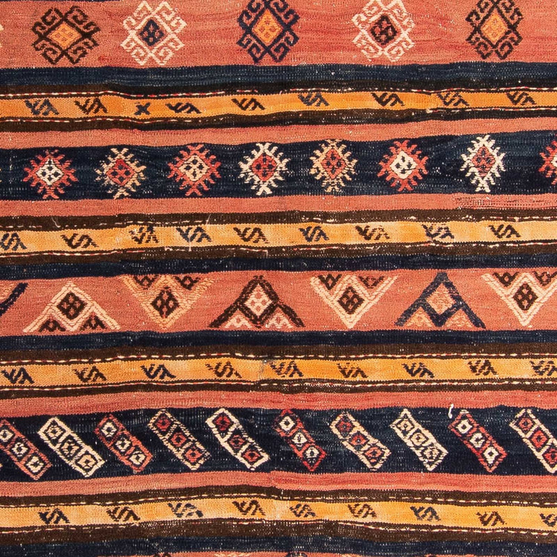 Dywan Kelim - Stary - 270 x 160 cm - wielokolorowy