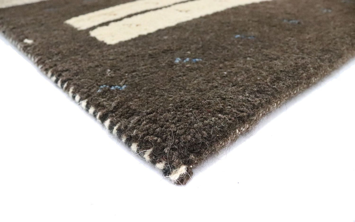 Biegacz Dywan Gabbeh - Indus - 293 x 81 cm - wielokolorowy