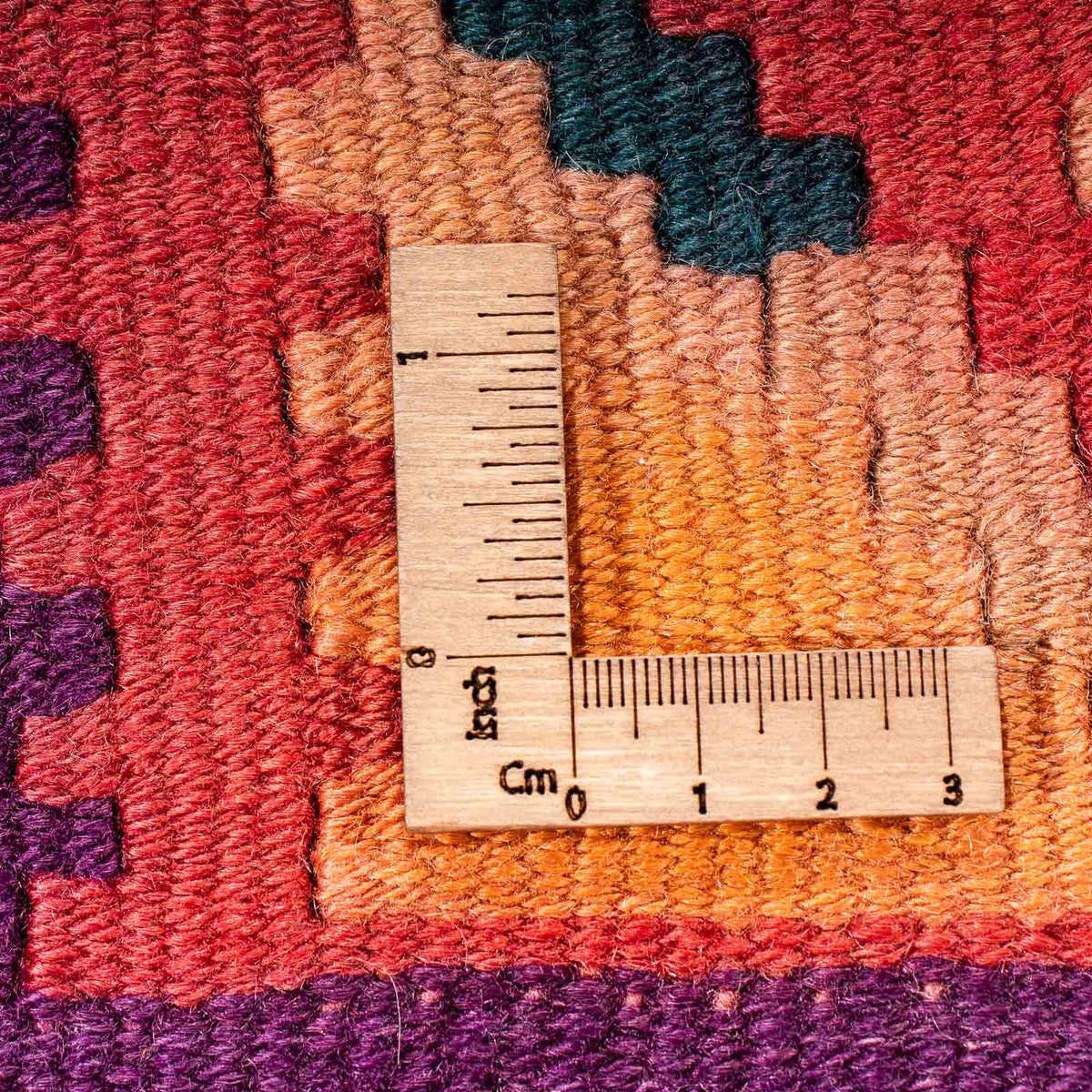 Biegacz Dywan Kelim - Stary - 310 x 160 cm - wielokolorowy