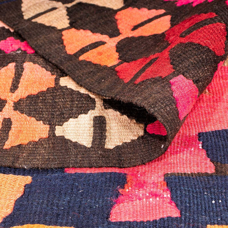 Dywan Kelim - Stary - 290 x 153 cm - wielokolorowy