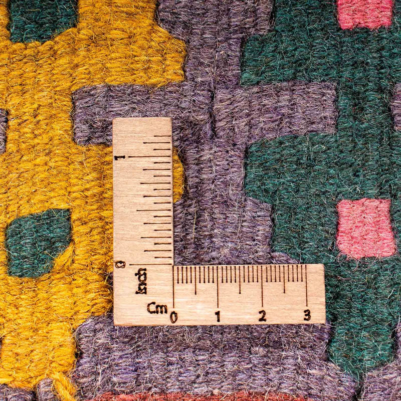 Biegacz Dywan Kelim - Stary - 300 x 150 cm - wielokolorowy