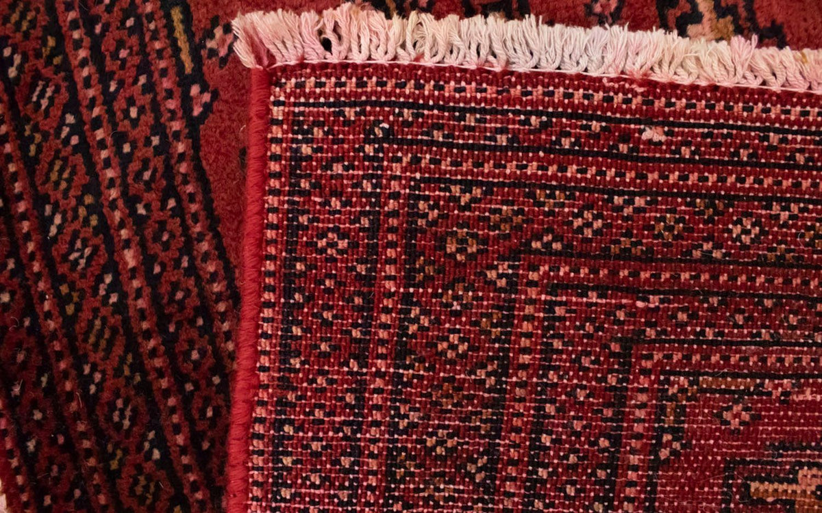 Dywan turkmeński - 130 x 60 cm - czerwony