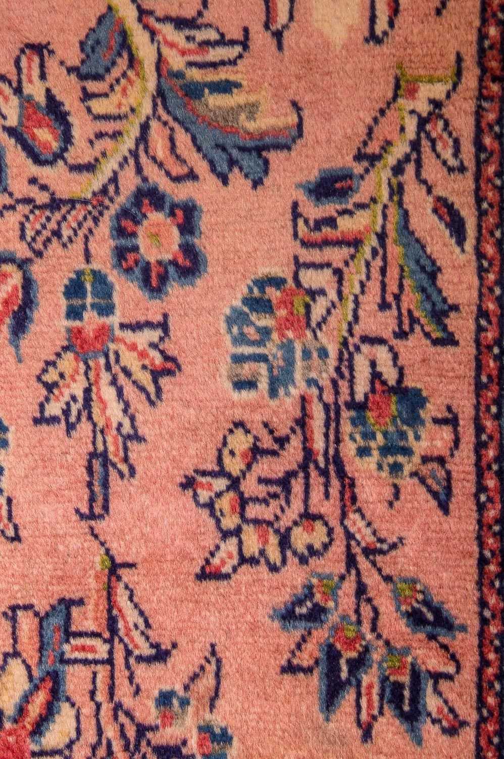 Biegacz Dywan perski - Klasyczny - 205 x 76 cm - różowy