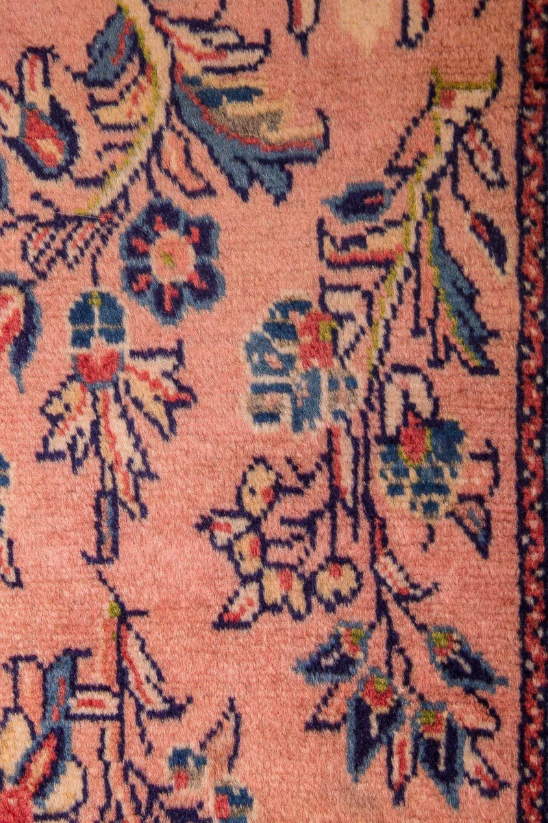 Biegacz Dywan perski - Klasyczny - 205 x 76 cm - różowy