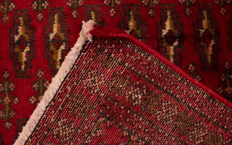 Dywan turkmeński - 130 x 60 cm - czerwony