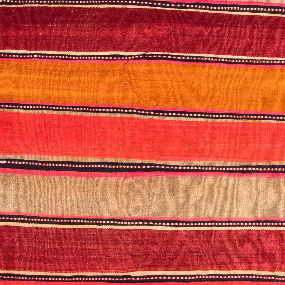 Biegacz Dywan Kelim - Stary - 360 x 170 cm - wielokolorowy