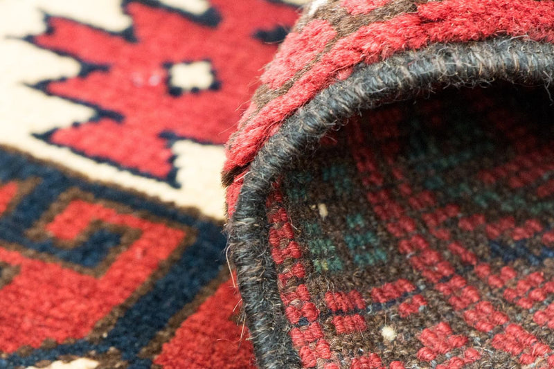 Afgański dywan - Hatshlu - 293 x 203 cm - czerwony