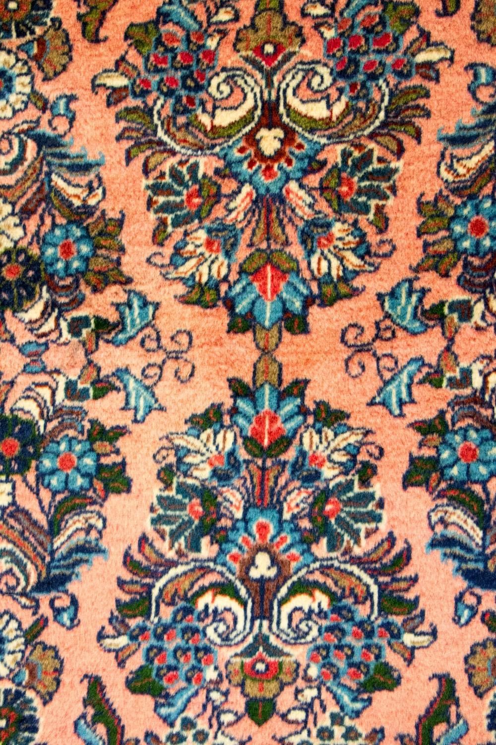 Biegacz Dywan perski - Klasyczny - 288 x 78 cm - różowy