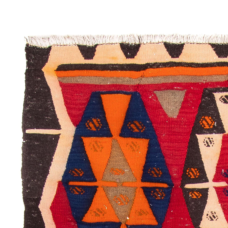 Biegacz Dywan Kelim - Stary - 300 x 160 cm - wielokolorowy