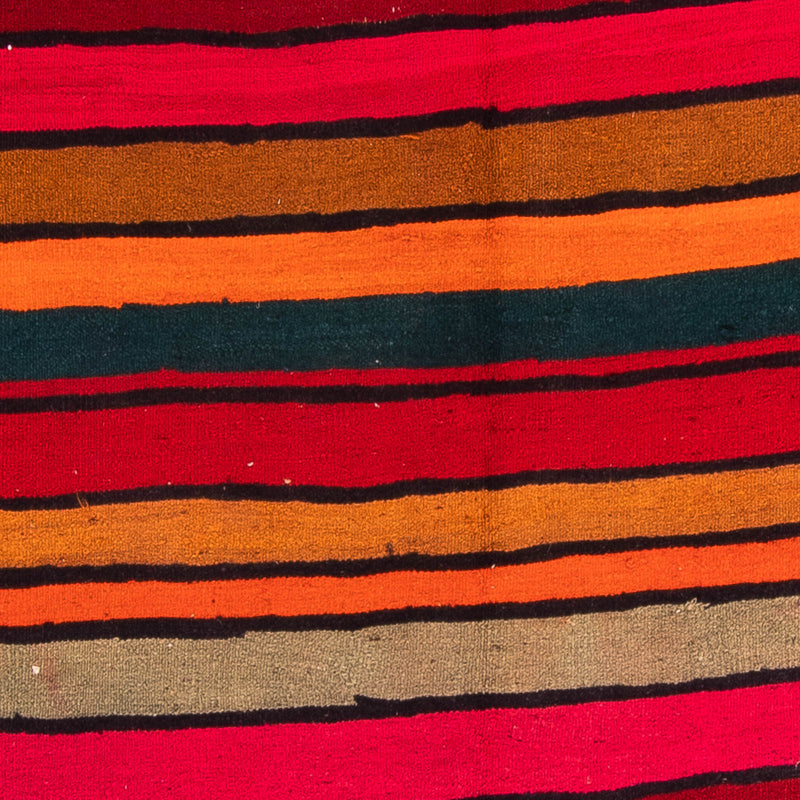 Biegacz Dywan Kelim - Stary - 350 x 150 cm - wielokolorowy