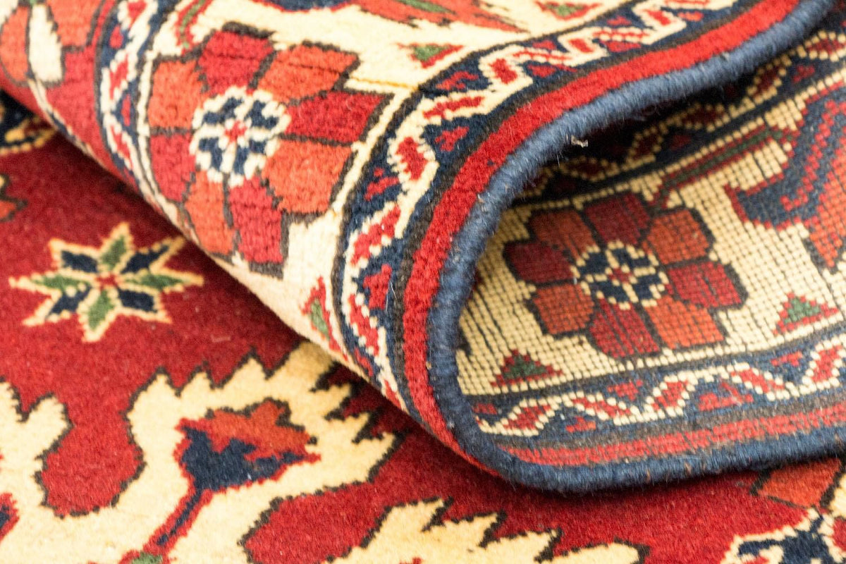 Biegacz Afgański dywan - Hatshlu - 297 x 84 cm - czerwony