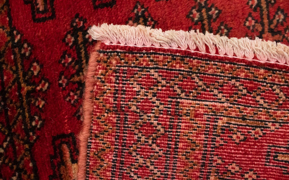 Dywan turkmeński - 130 x 60 cm - czerwony