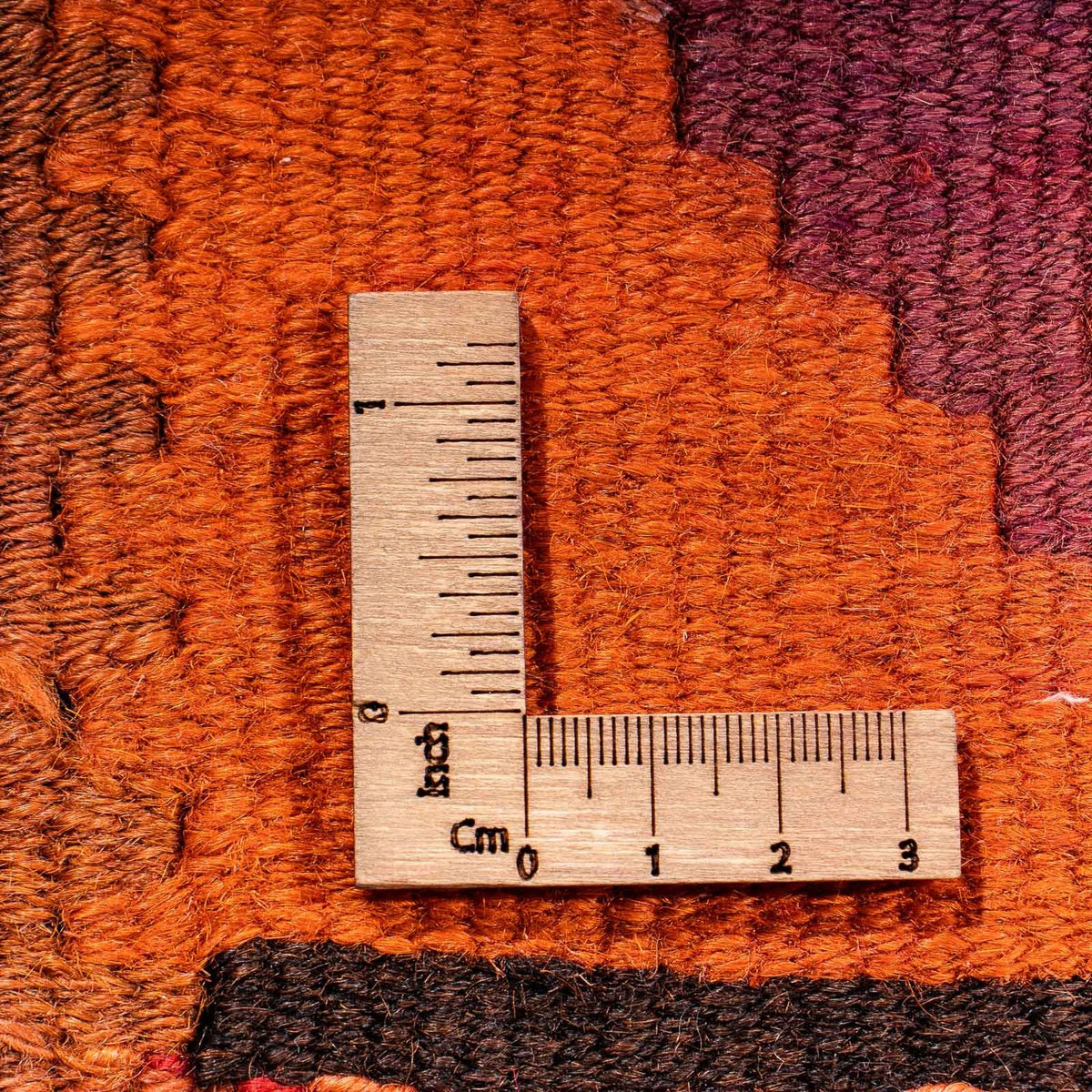 Biegacz Dywan Kelim - Stary - 360 x 140 cm - wielokolorowy