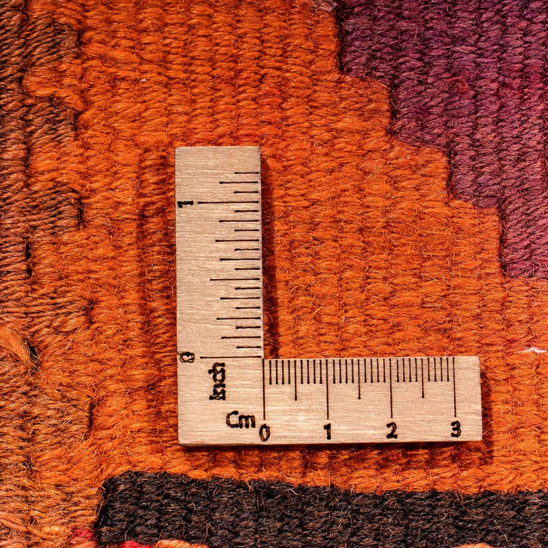 Biegacz Dywan Kelim - Stary - 360 x 140 cm - wielokolorowy