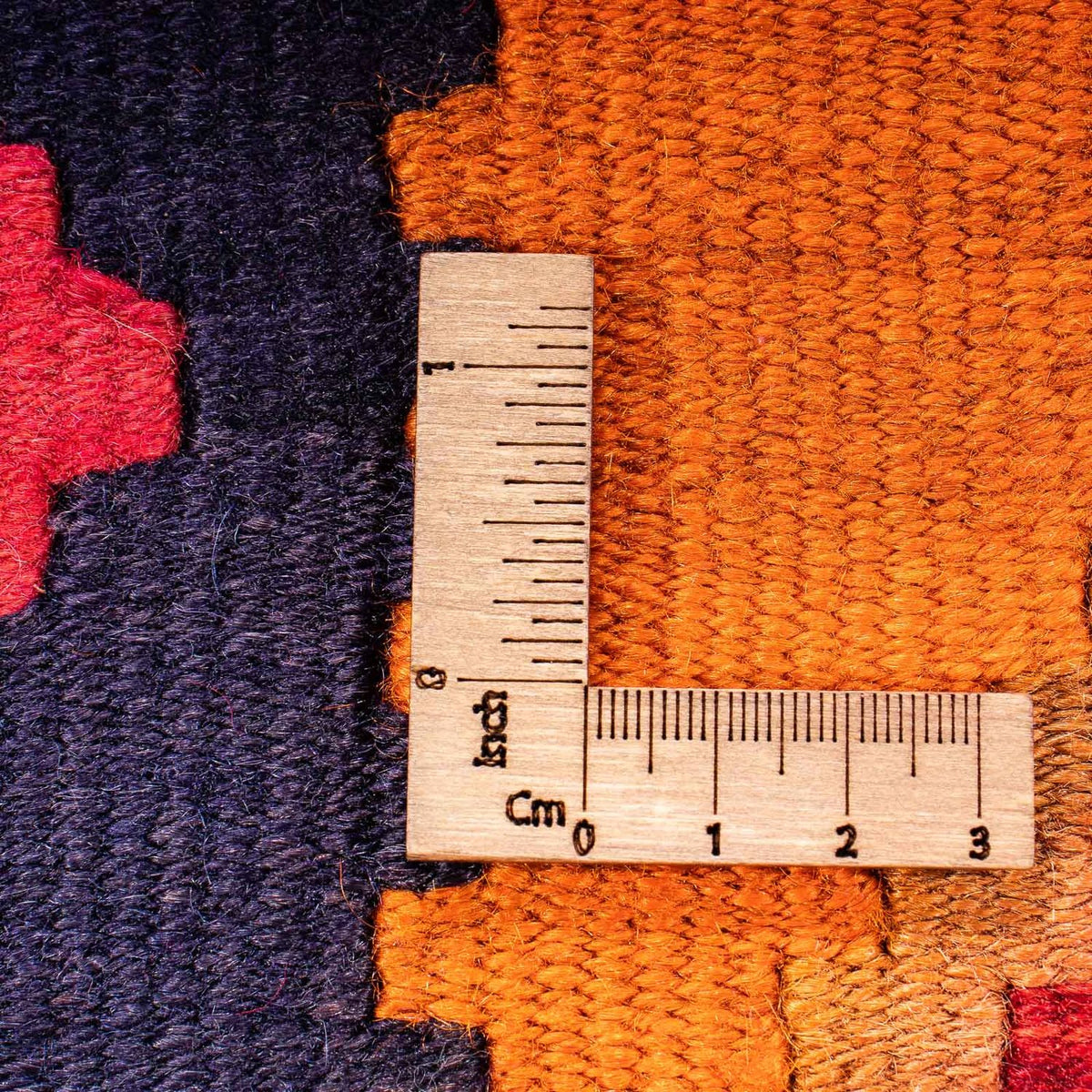 Biegacz Dywan Kelim - Stary - 320 x 155 cm - wielokolorowy