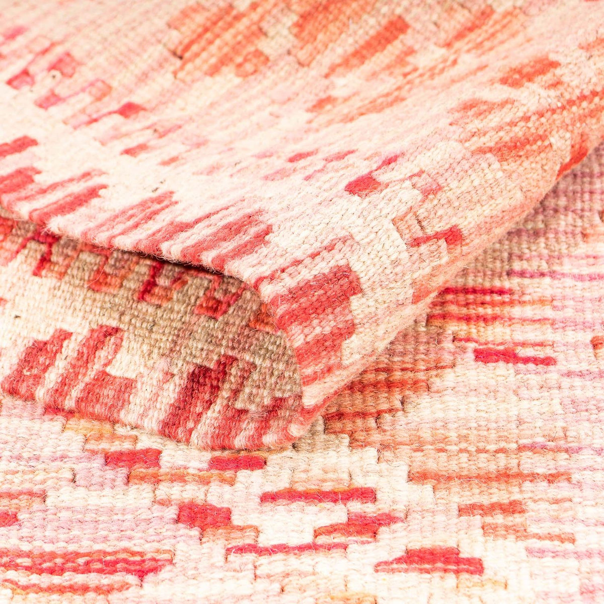 Dywan Kelim - Splash - 185 x 101 cm - jasna czerwień